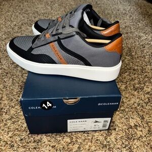 Men's COLE HAAN Grand CC Winner Sneakers Size 8.5 C40457 Magnet Ivory New